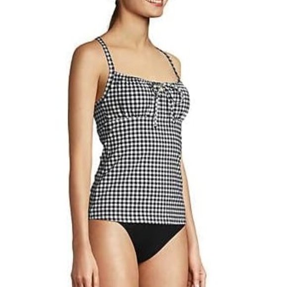 NWT Lands' End Women's Tie Front Underwire Tankini Swim Top Size 18 $75 XX001 - Picture 3 of 4